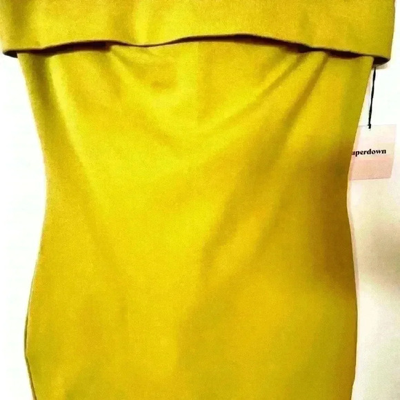 NWT! Superdown Annabelle Strapless Mini Dress - Picture 11 of 12